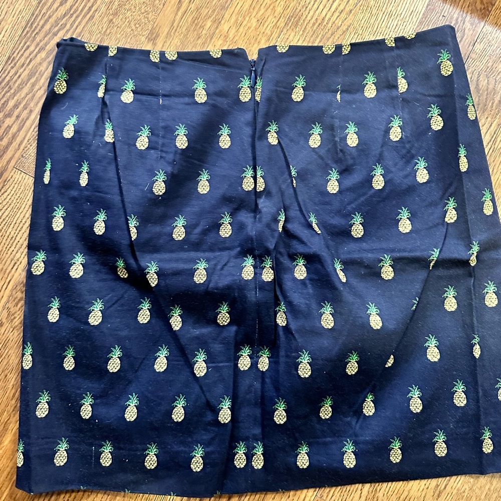 J Crew Pineapple print miniskirt